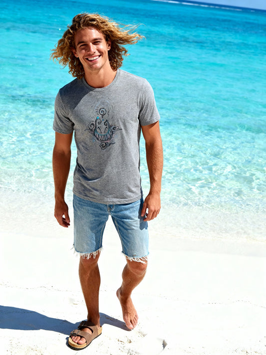 Plazmalab Chester The Cat Tee – Dark Grey Melange