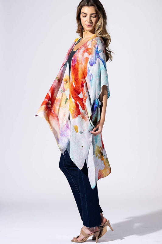 Island Petal Kimono