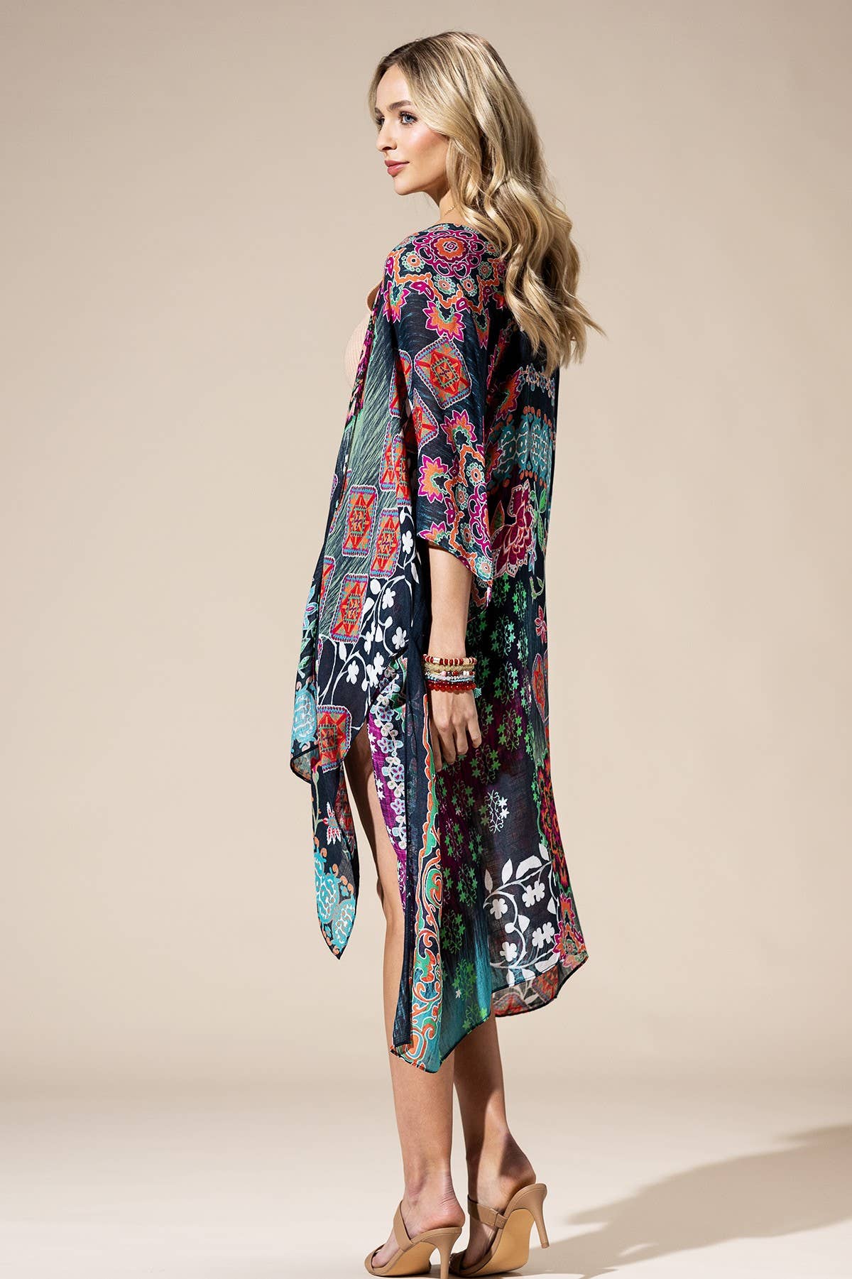 Night Garden Multi Kimono