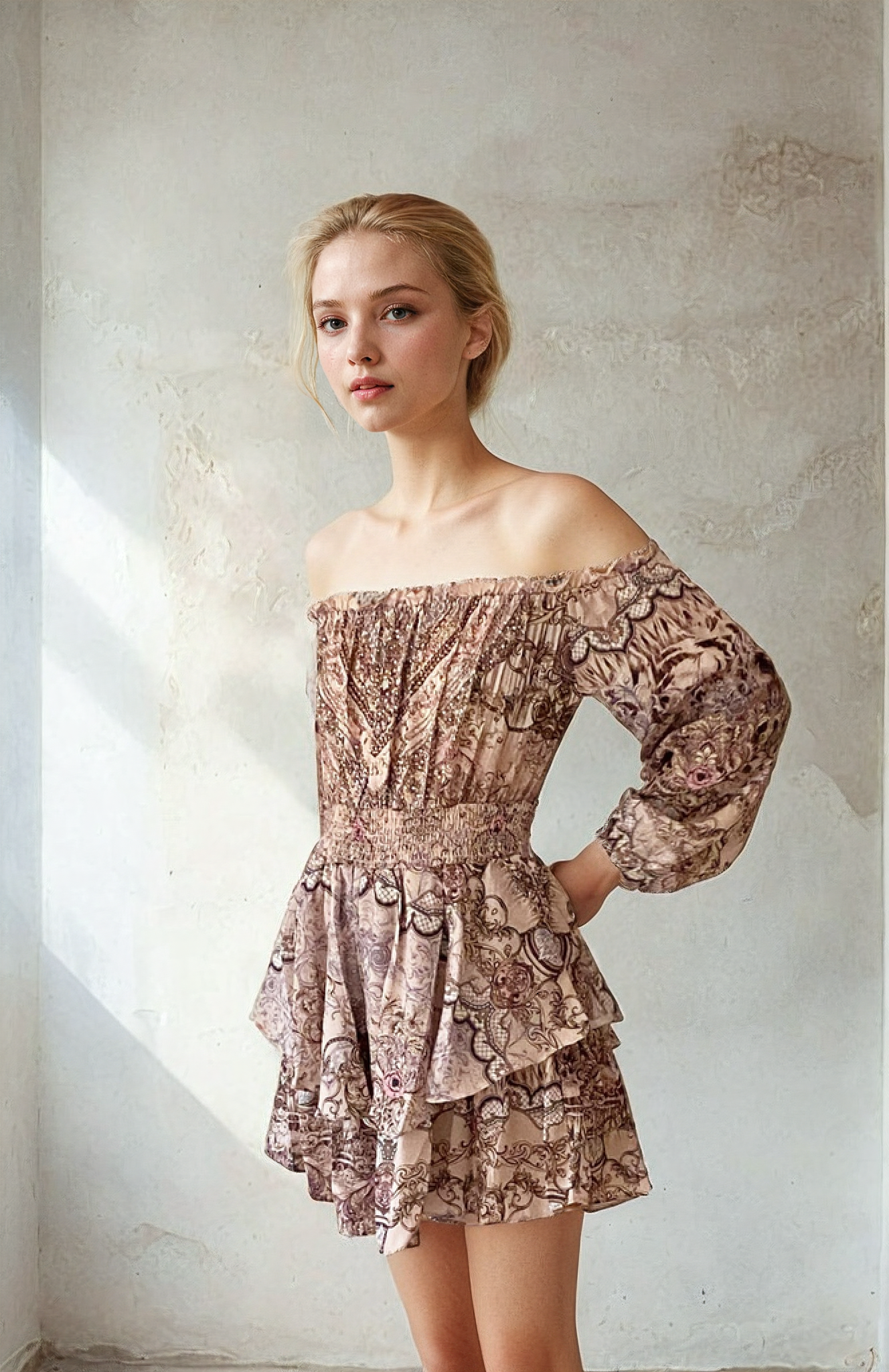Embellished Playsuit - Gems by Lorraine Designs
