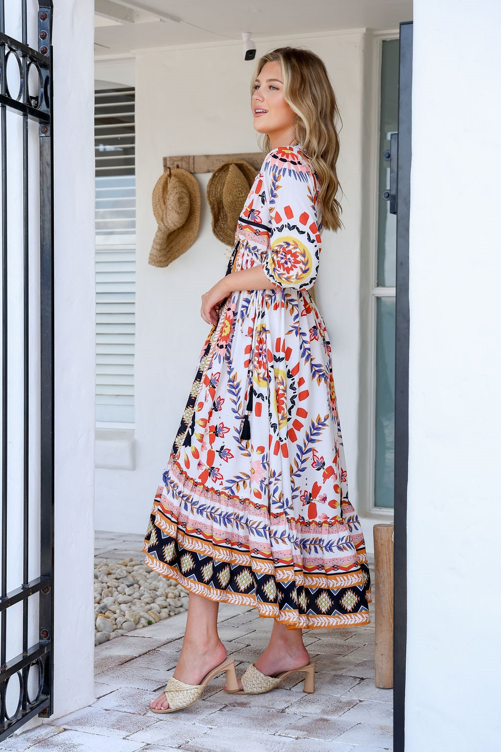 Mexican Baja Midi Dress - @Saucy Ladies