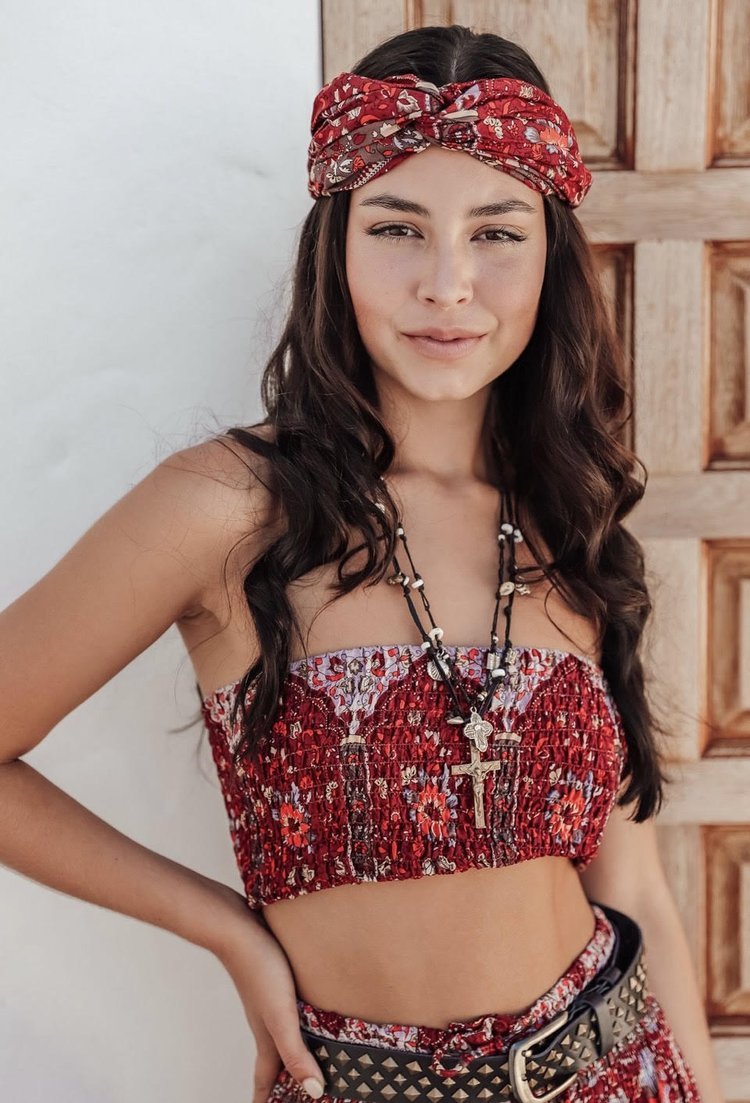 Tiki Bandeau Top - Morocco & Elki by Tanah Folk