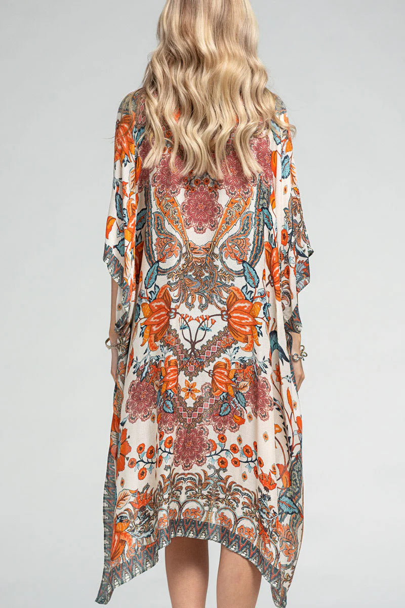 Alabaster Dobby Jacquard Kimono