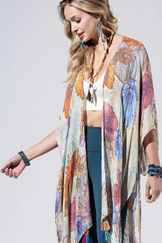 Blooming Field Kimono