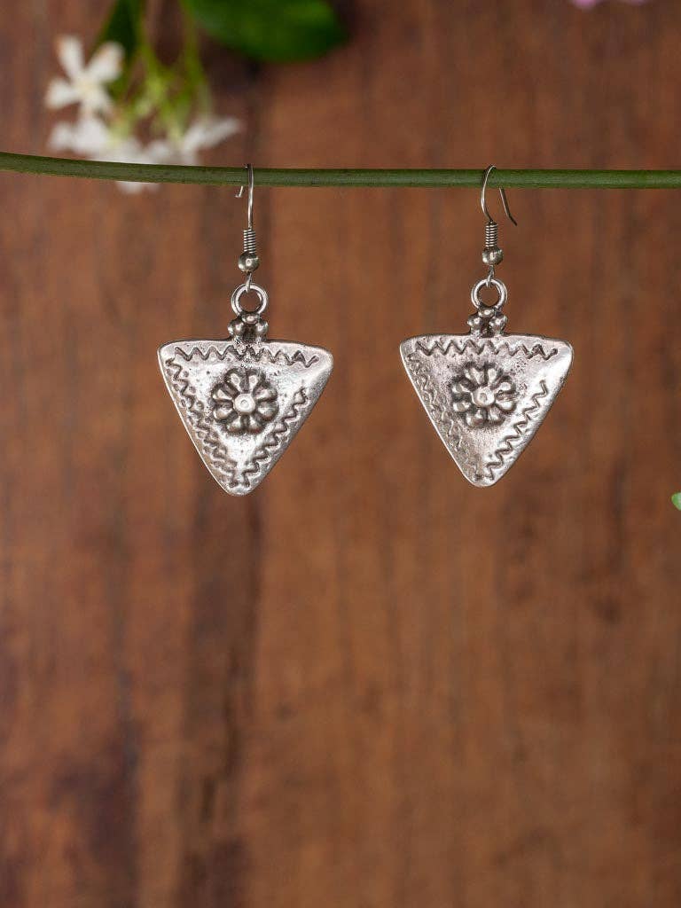 Arrow Head Earrings – Silver-Plated Boho Jewellery by TABOO FASHION