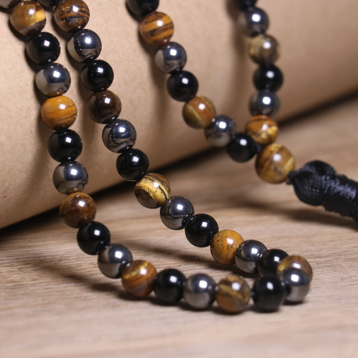 Sahara Tiger Eye Tassel Necklace