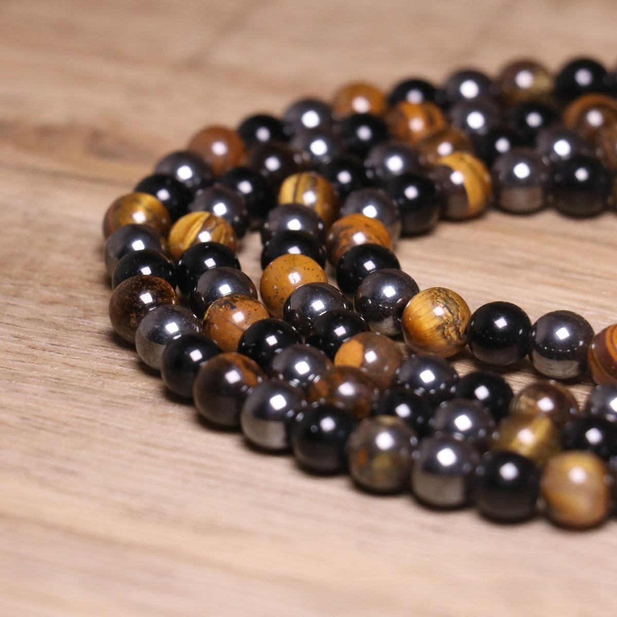 Sahara Tiger Eye Tassel Necklace