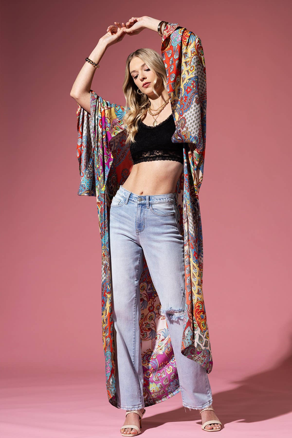 Valentina Maxi Length Kimono