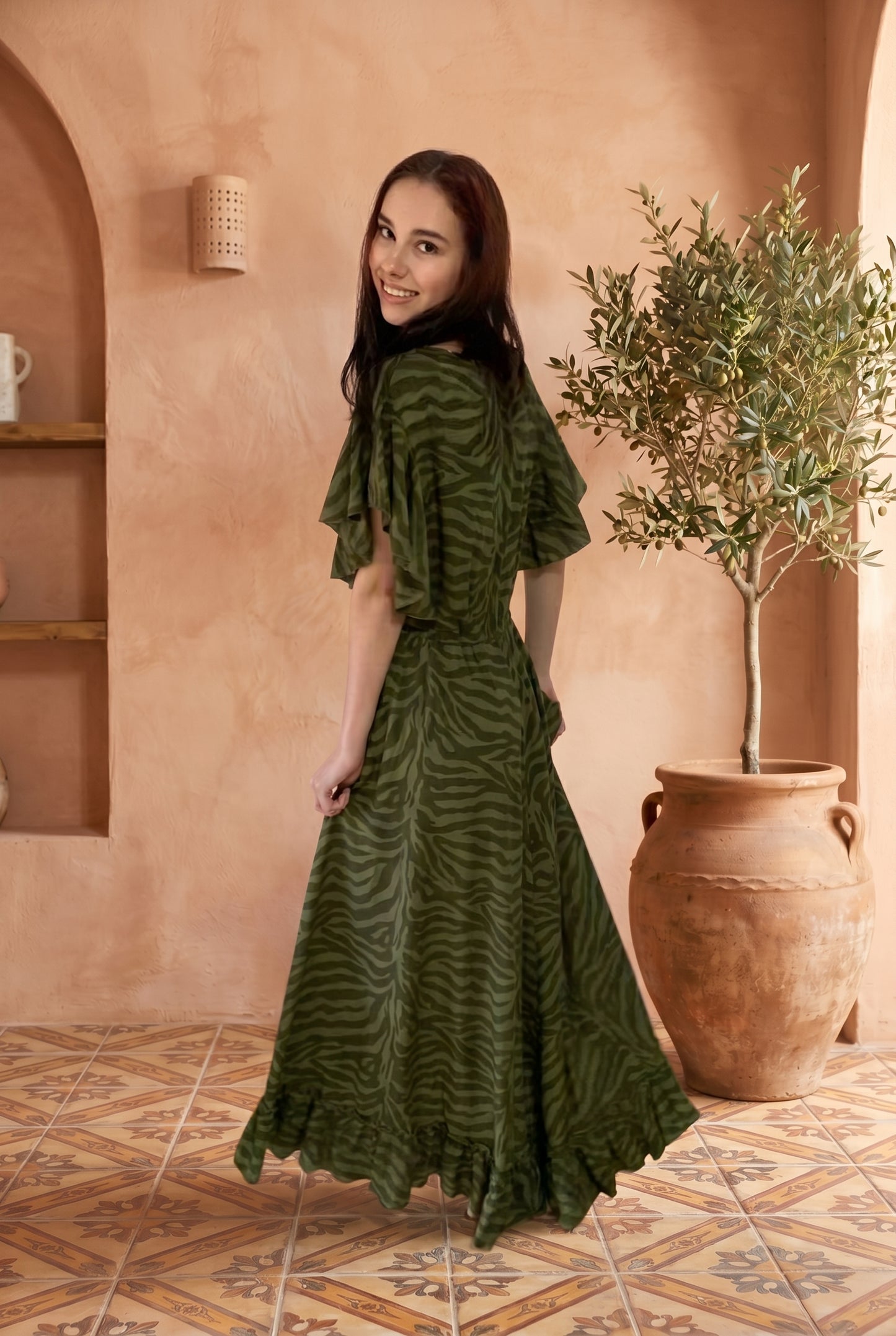 Keely Boho Hi Low Maxi Dress