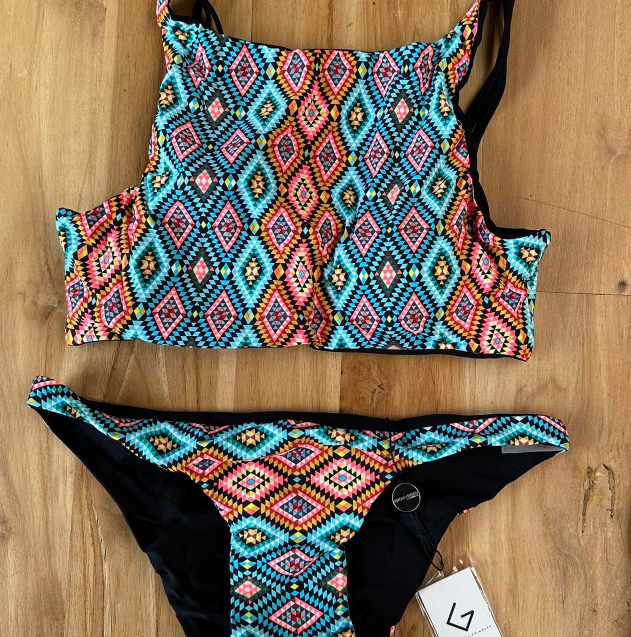 KhongBoon Ankara Tankini Multi-coloured  Size L/12