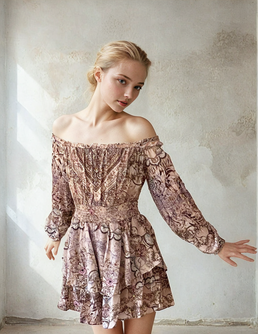 Embellished Playsuit - Gems by Lorraine Designs