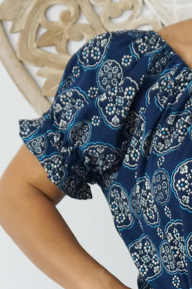 Diva Dress in Kathmandu Print
