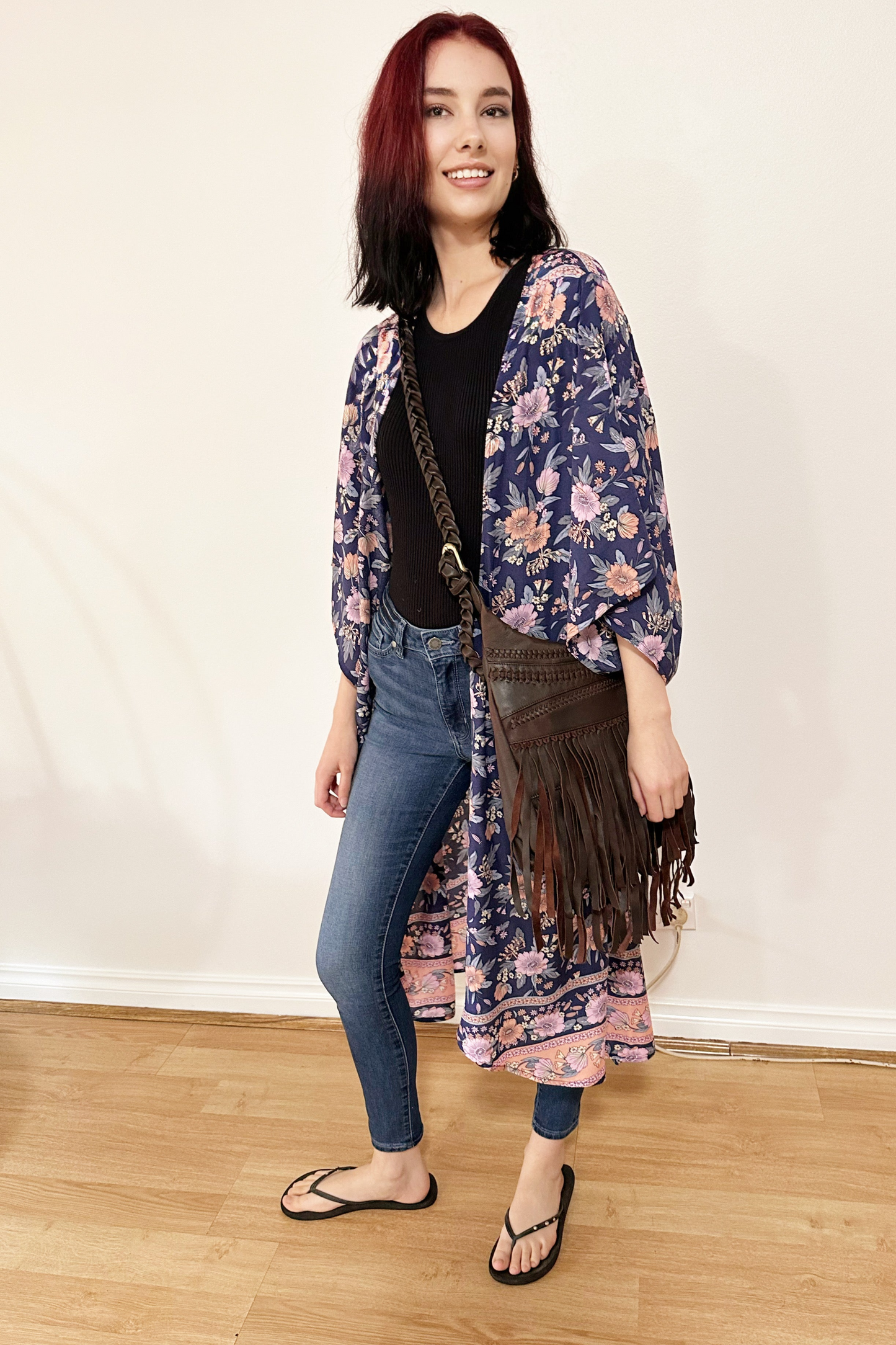 Dakota Fringed Leather Boho Bag by Boho Rhapsody