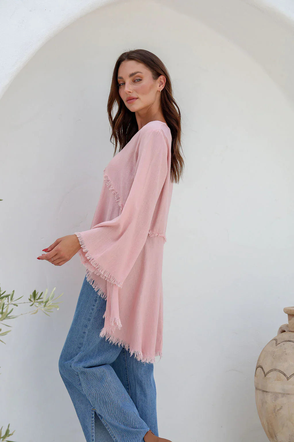 Biba Fray Hi Lo Top - @Saucy Ladies