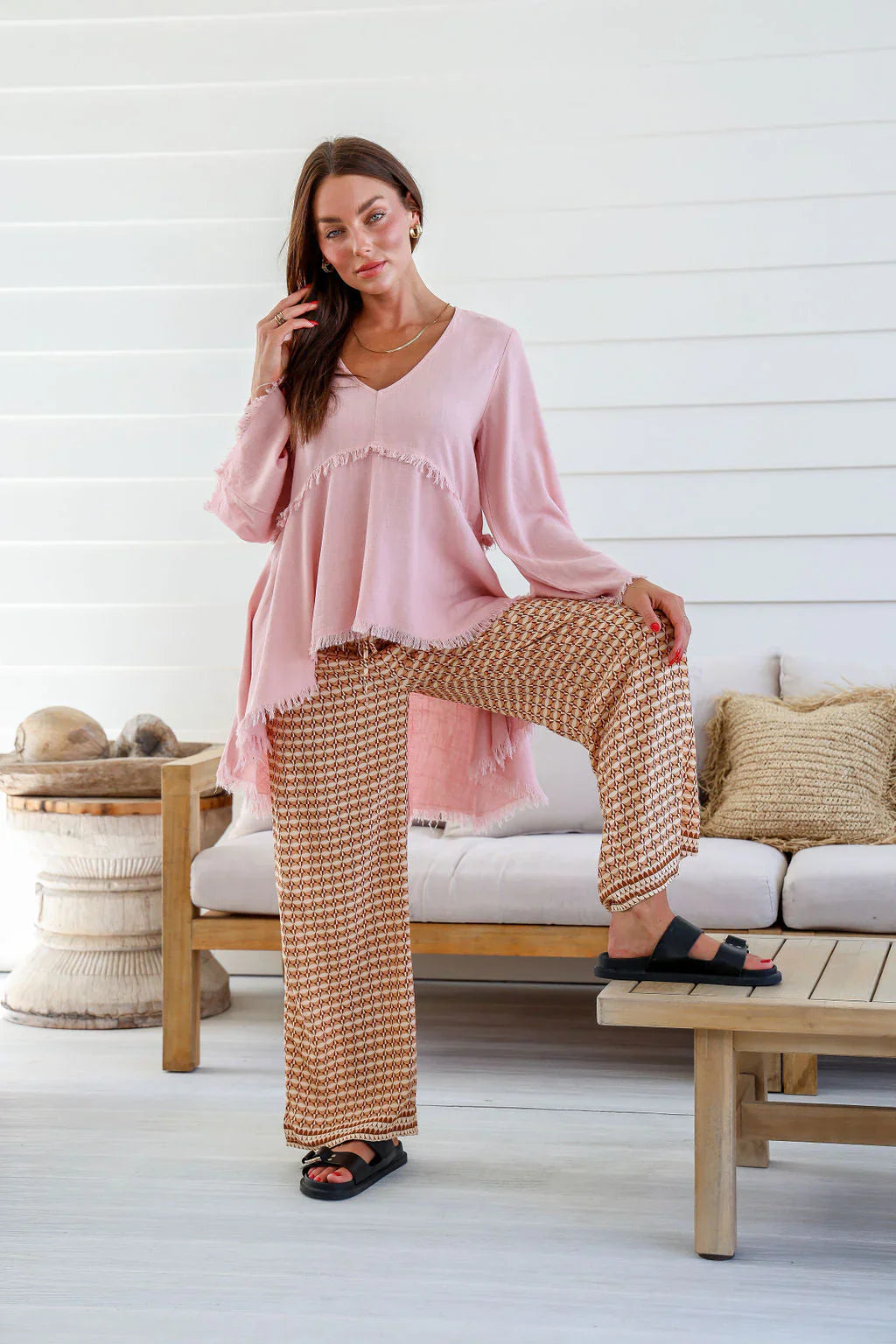 Biba Fray Hi Lo Top - @Saucy Ladies
