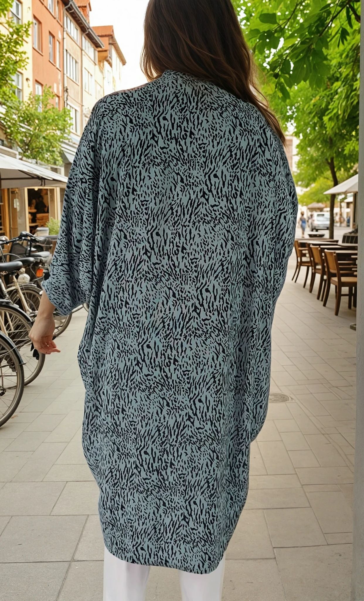Georgia Long Cape Kimono