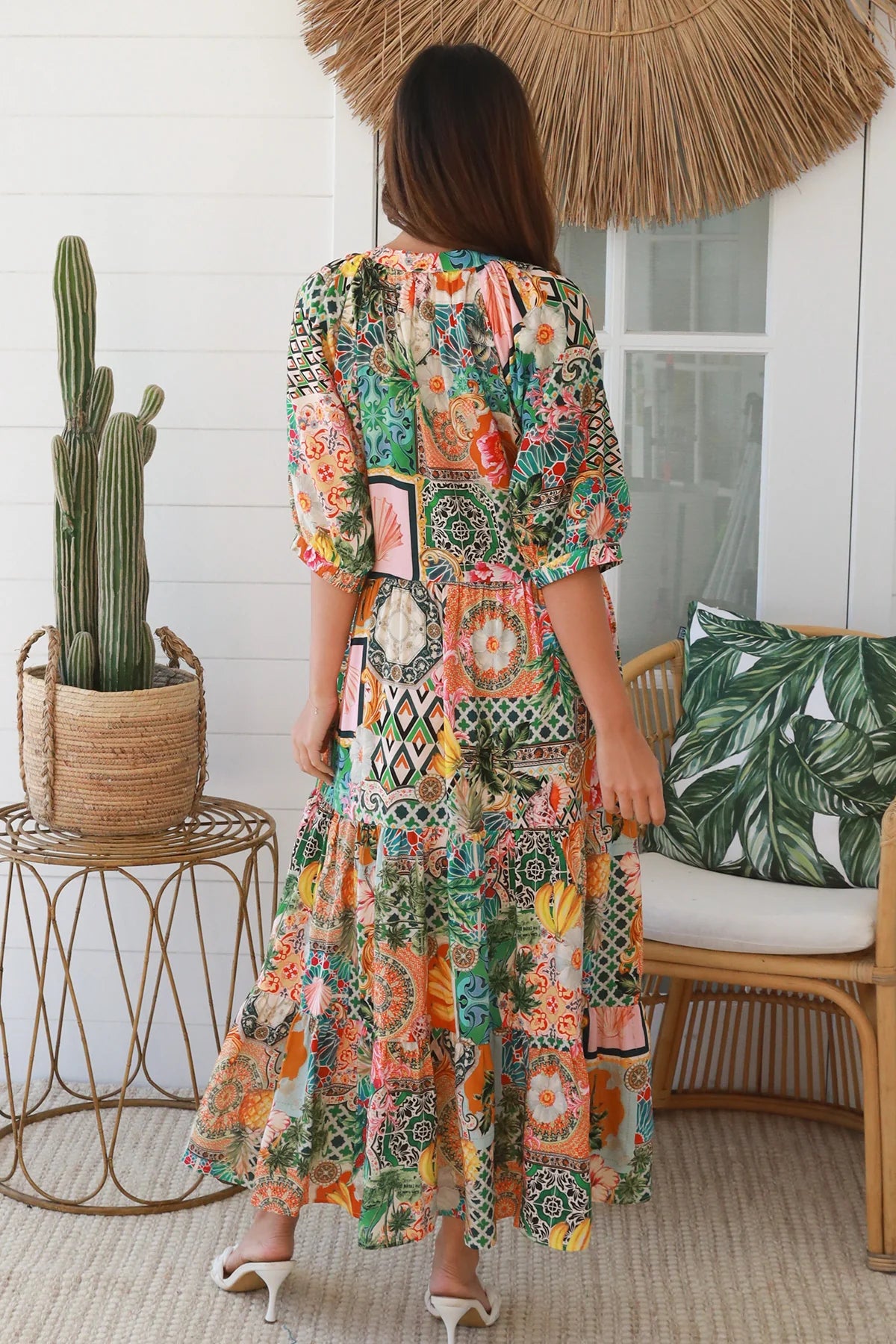 Bethany Boho Midi Dress