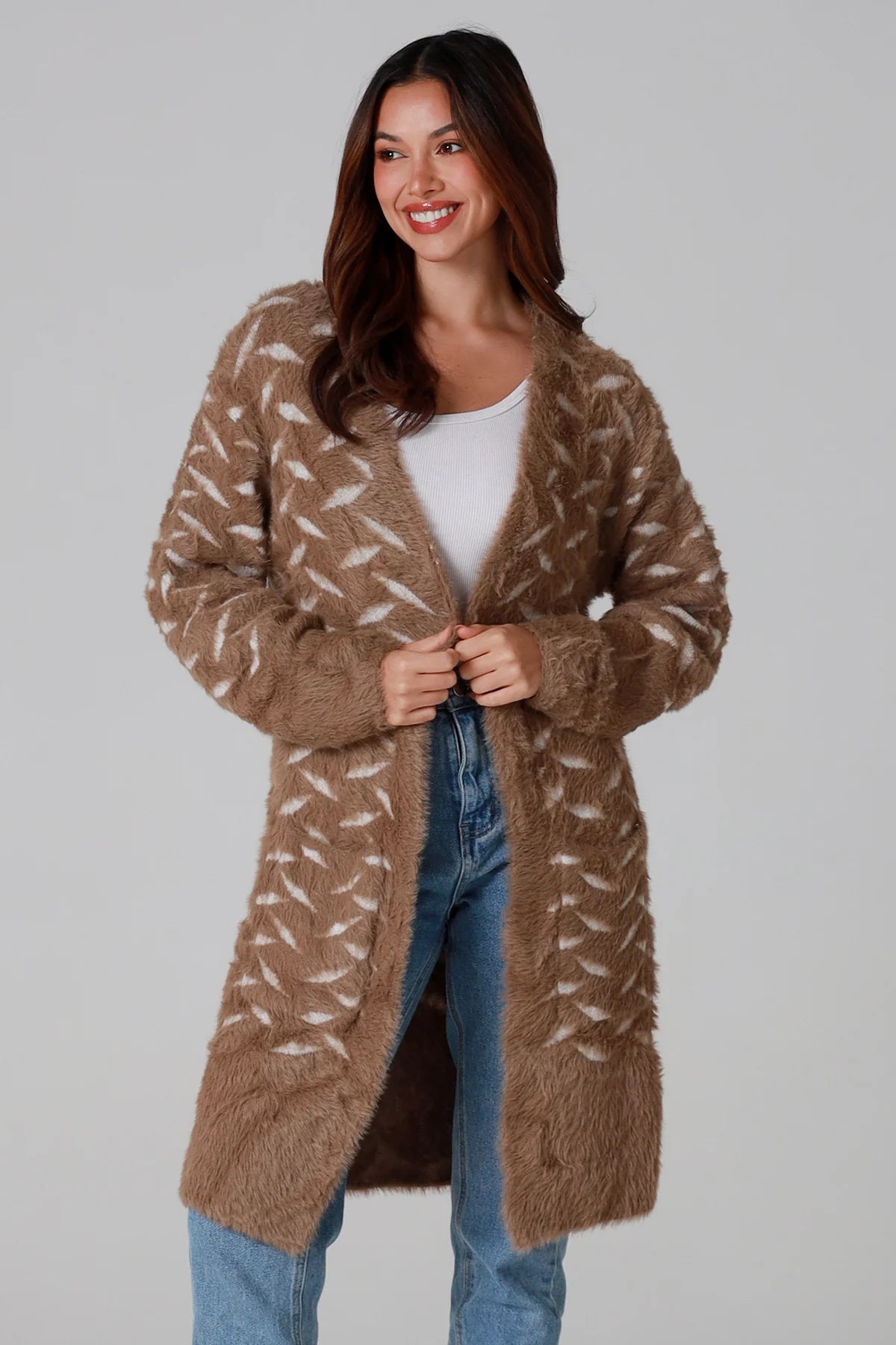 Solene Textured Coatigan
