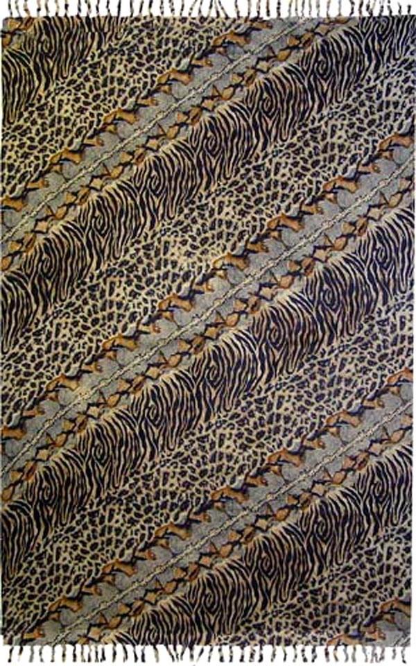 Snake & Cheetah Print XL Sarong by Sundrenched
