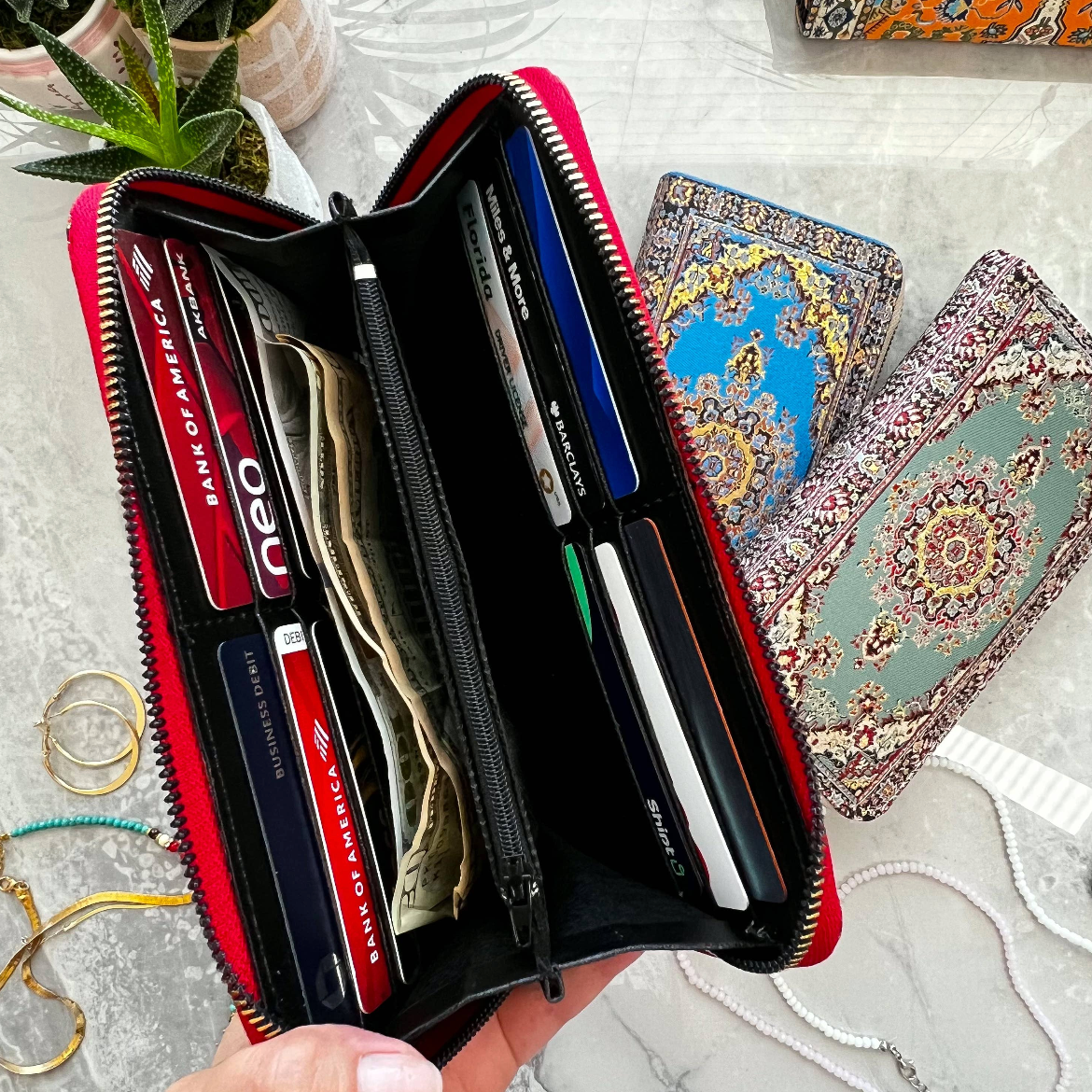 Zara Zip Around Wallet