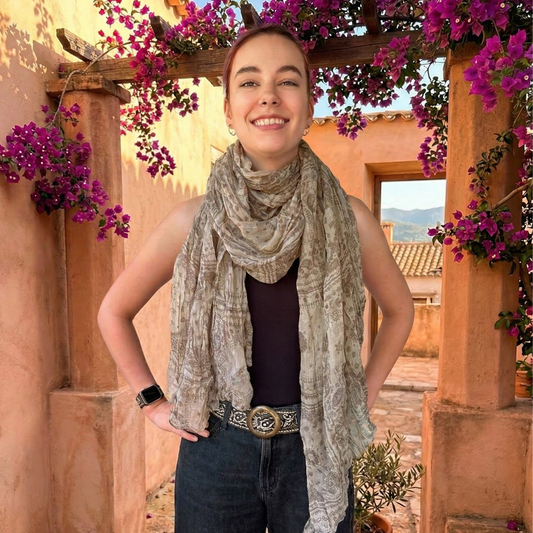 Wanderlust Cotton Scarf