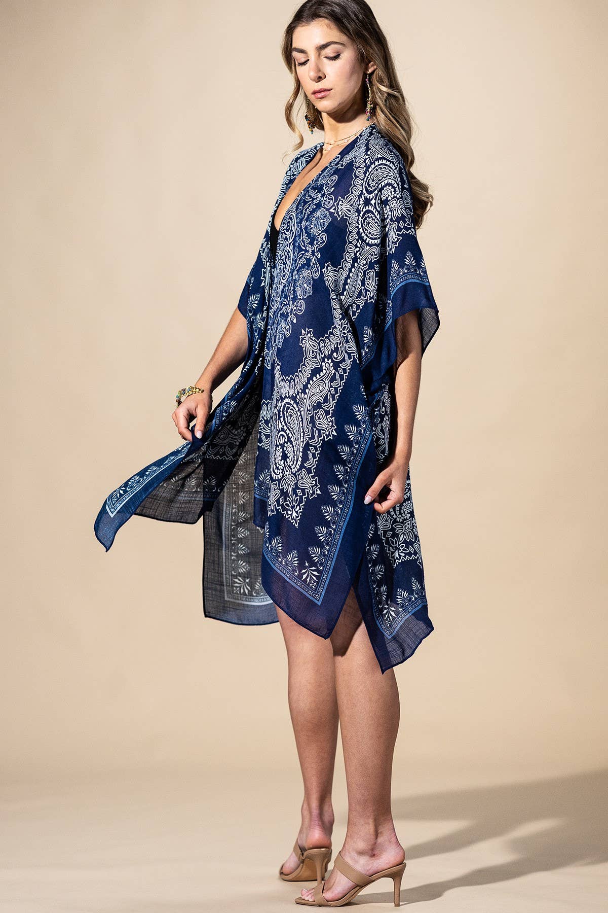 Midnight Mosaic Kimono