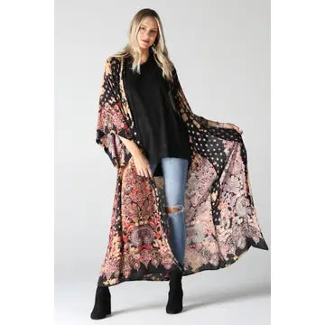 Katya Boho Maxi Kimono Duster