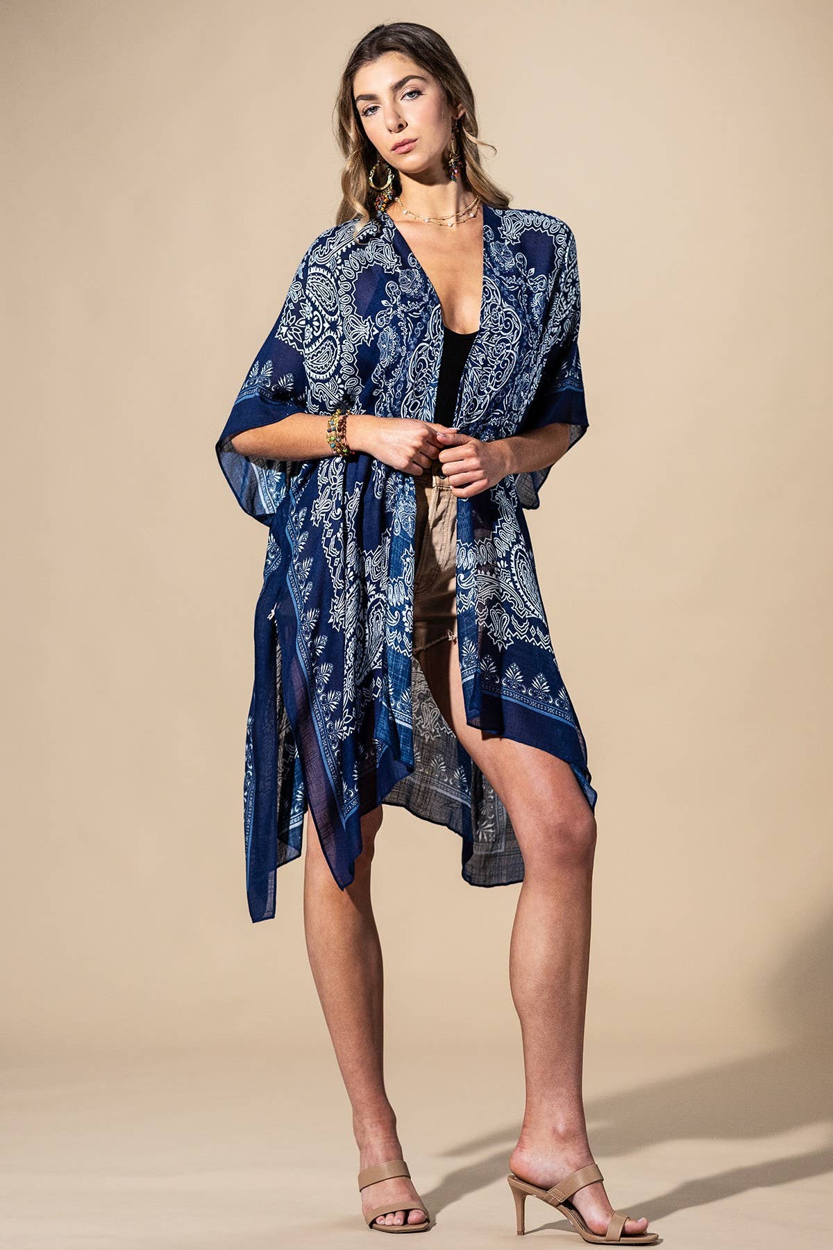 Midnight Mosaic Kimono