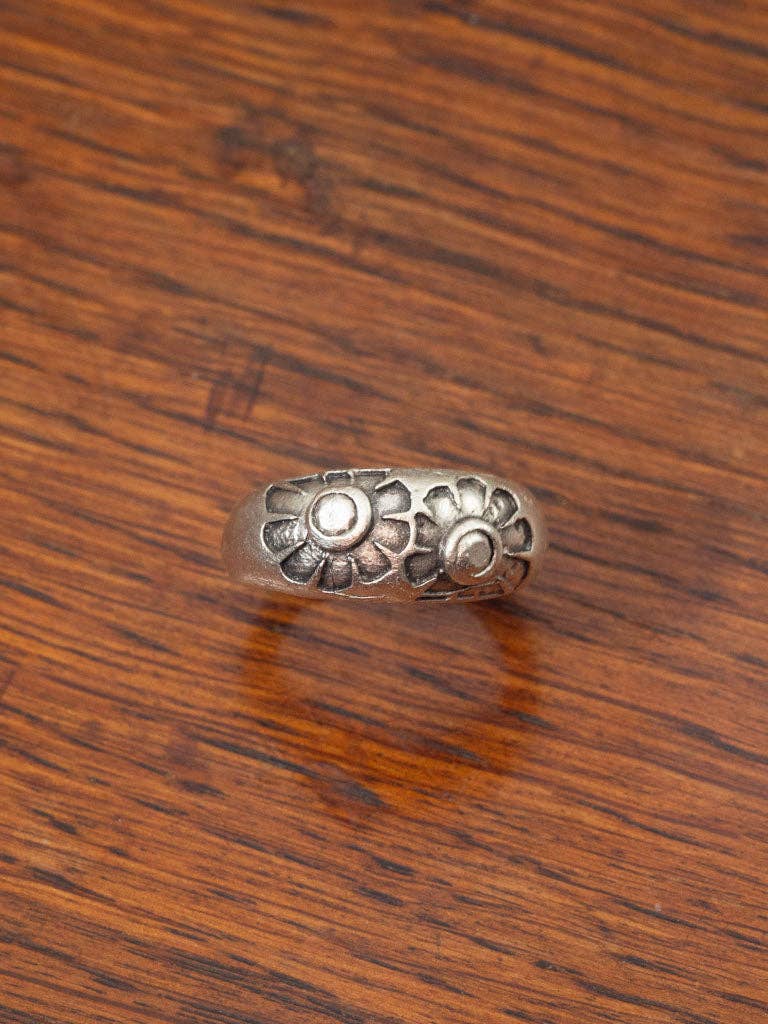 Follow the Sun Adjustable Silver Ring by TABOO FASHION