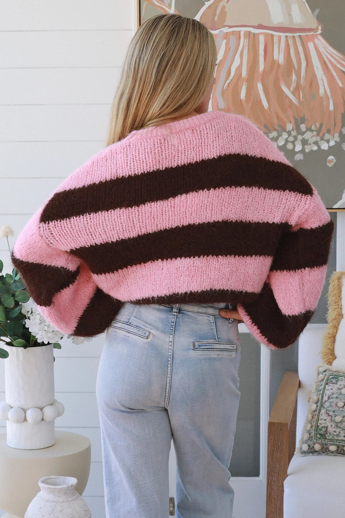 Cocoa Blush Cropped Knit