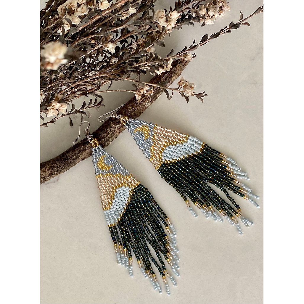 Luna Beaded Earrings by Isle of Freya