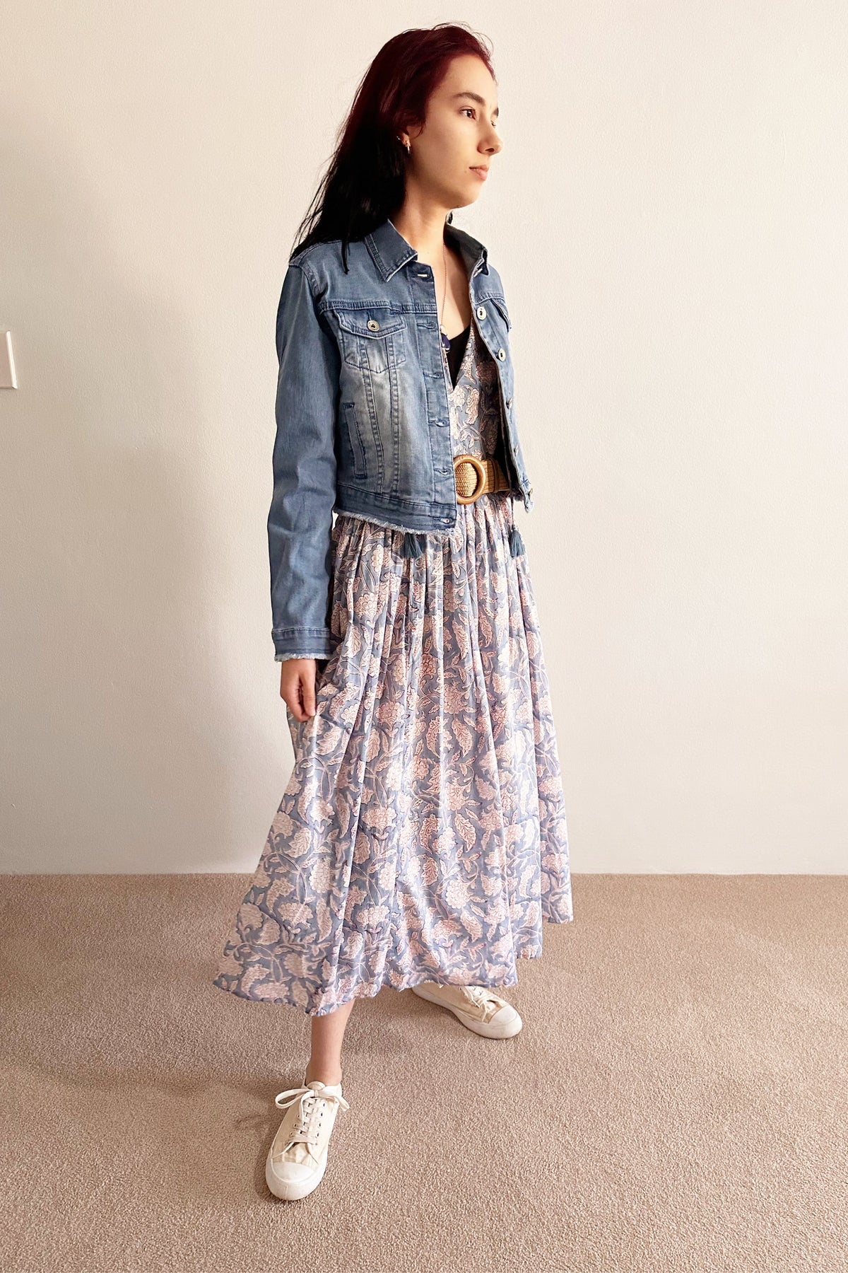 Aaliyah Block Printed Cotton Maxi Dress by Boho Rhapsody