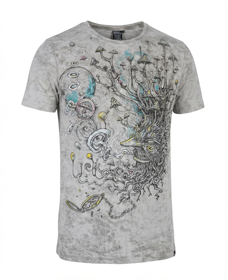 Plazmalab Shroombeard Tee - Desert Wash